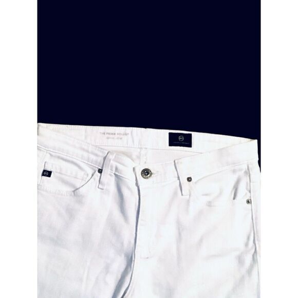 Adriano Goldschmied White Women’s Jeans The Prima Roll up Skinny Ankle Size 25R - Picture 7 of 9